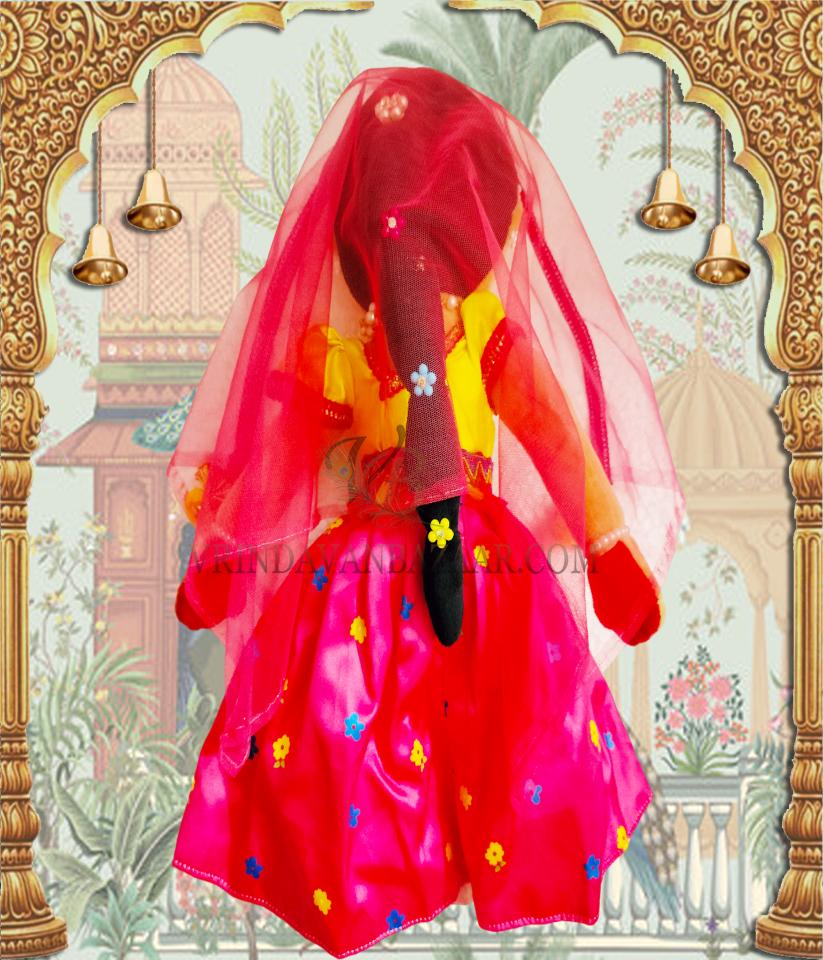 Radha Madhav soft toy; height approx 14.5 inch