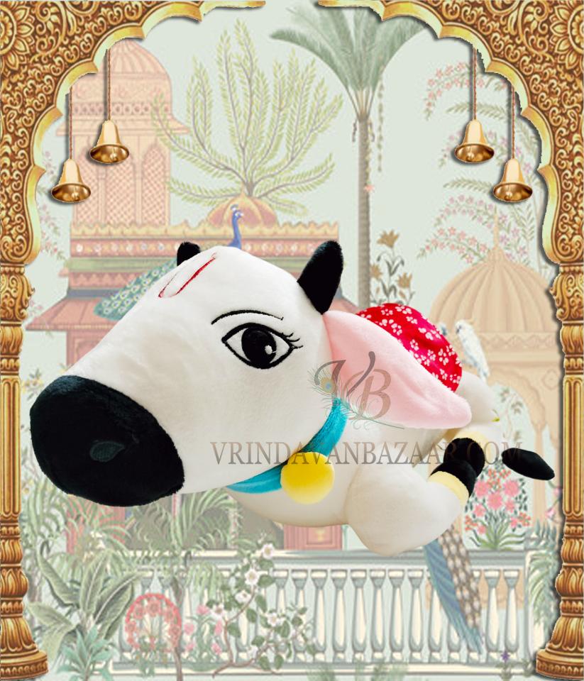 Surabhi Cow Soft Toy – Plush & Devotional Gift