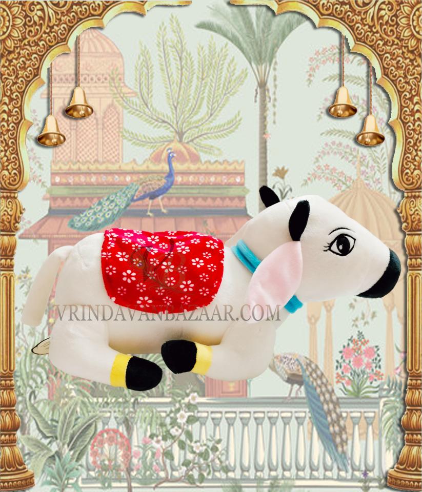 Surabhi Cow Soft Toy – Plush & Devotional Gift
