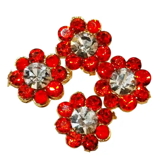 Sticking Rhinestone Bindi for Tops, Toering, Chin, & Ring of Laddu Gopal Radha Krishna & Devi Idol