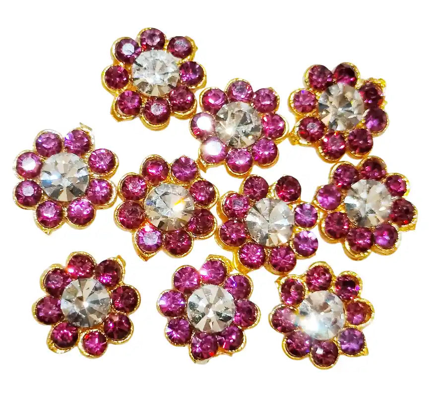 Sticking Rhinestone Bindi for Tops, Toering, Chin, & Ring of Laddu Gopal Radha Krishna & Devi Idol