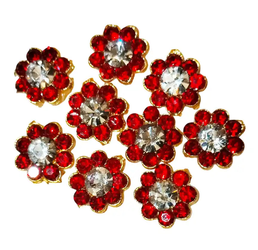 Sticking Rhinestone Bindi for Tops, Toering, Chin, & Ring of Laddu Gopal Radha Krishna & Devi Idol