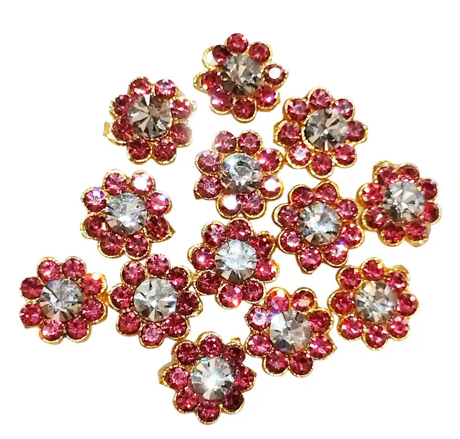 Sticking Rhinestone Bindi for Tops, Toering, Chin, & Ring of Laddu Gopal Radha Krishna & Devi Idol