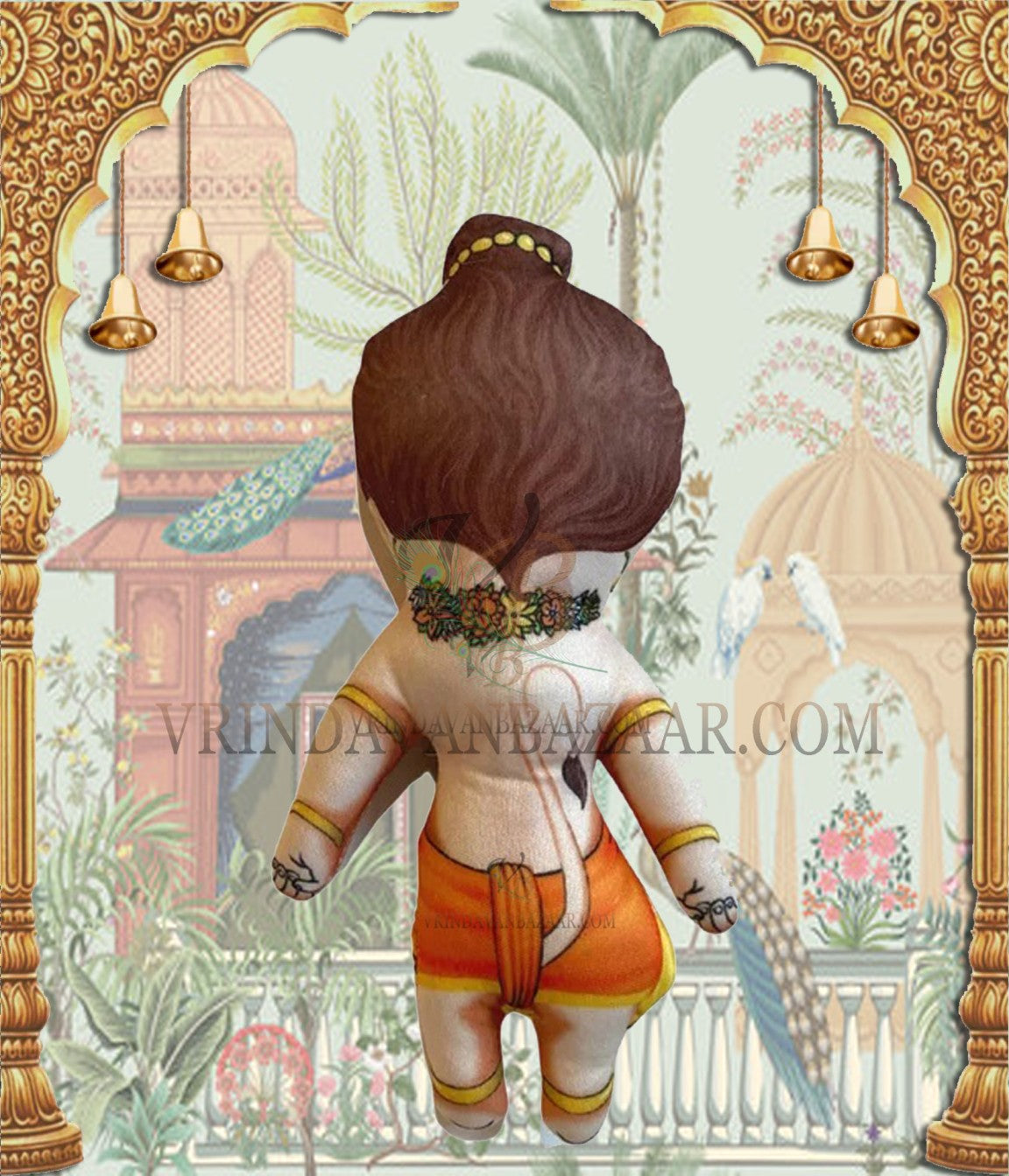 Baby Hanuman soft toy; height 7 inch