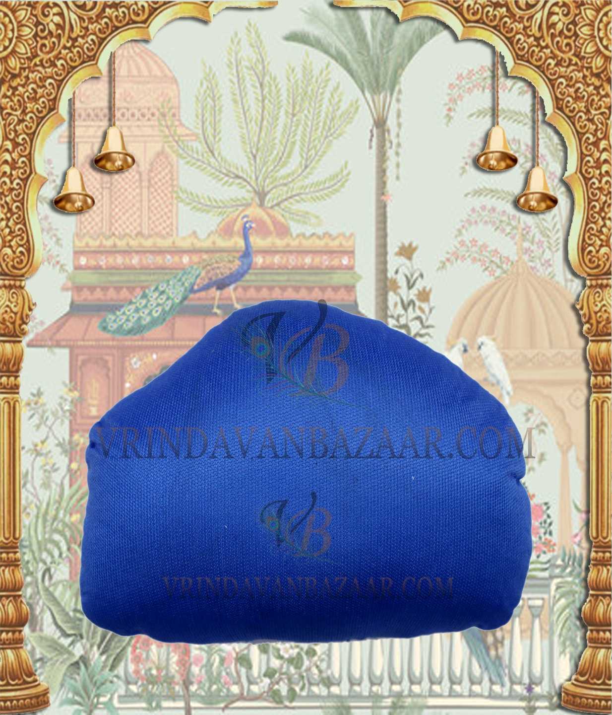 Blue giriraj soft toy ; height - 3 inch