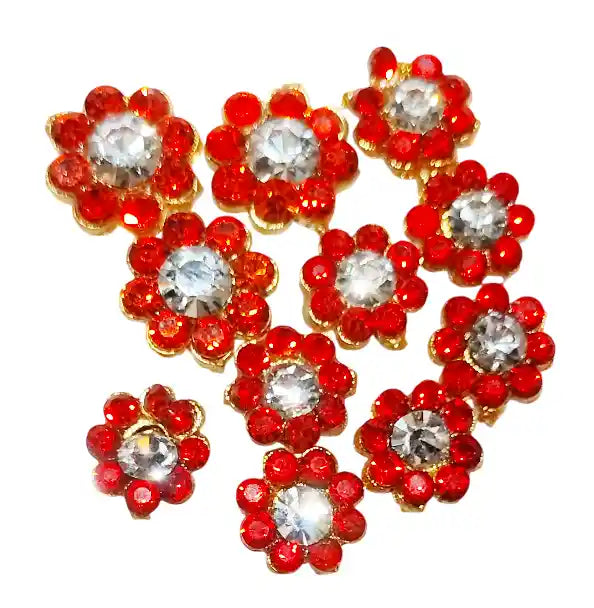 Sticking Rhinestone Bindi for Tops, Toering, Chin, & Ring of Laddu Gopal Radha Krishna & Devi Idol