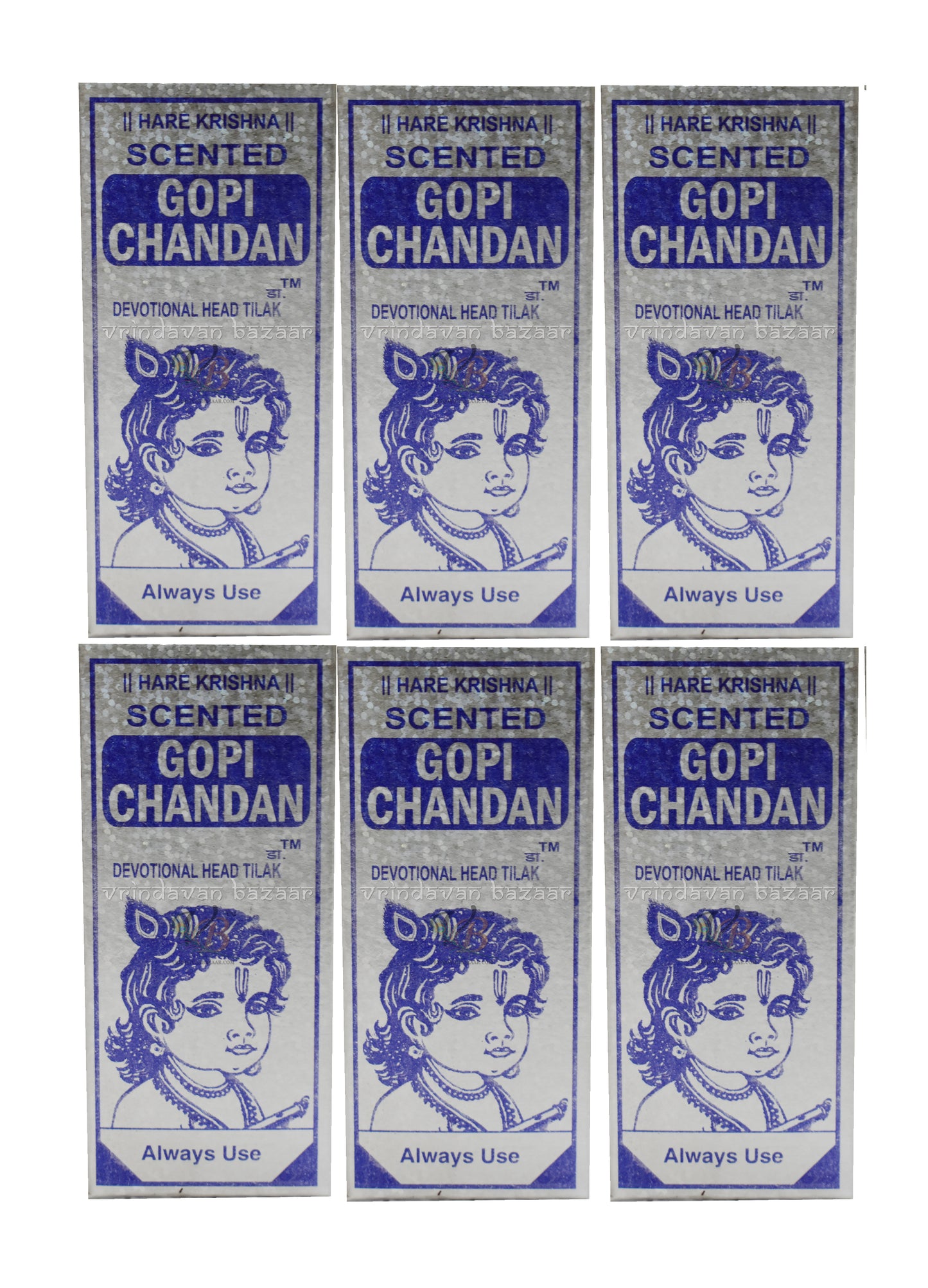 Hare Krishna Scented Gopi Chandan 120-140 gm