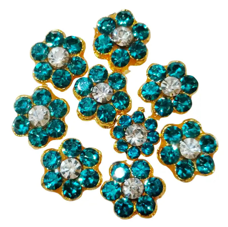Sticking Rhinestone Bindi for Tops, Toering, Chin, & Ring of Laddu Gopal Radha Krishna & Devi Idol