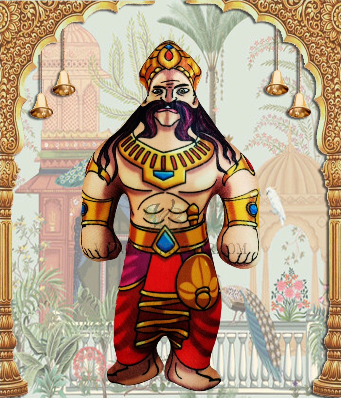 Lord Nrsimhadeva, Prahlad Maharaja and Hiranyakasipu soft toy