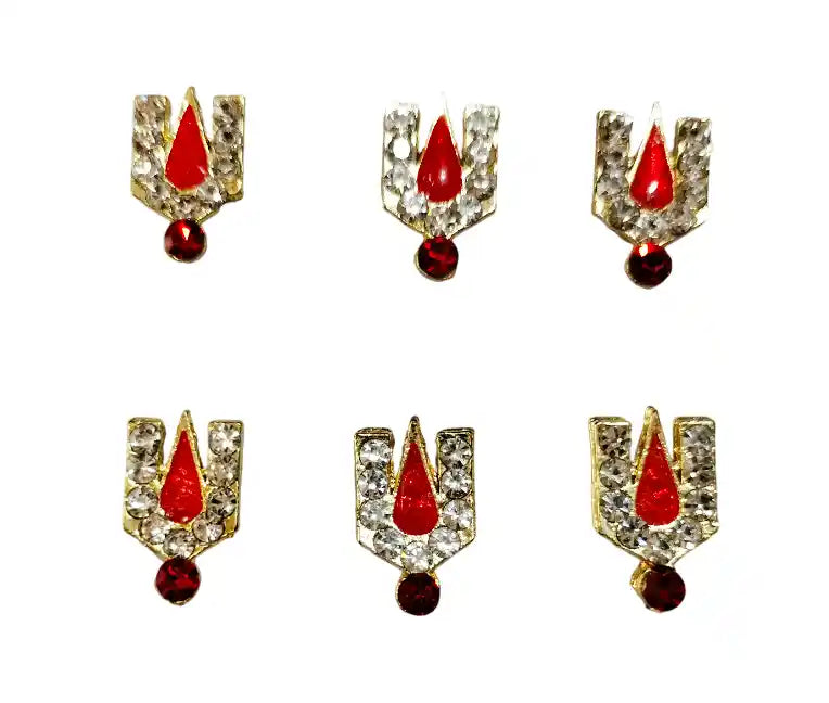 Rhinestone Tikak for Krishna & All God Idol