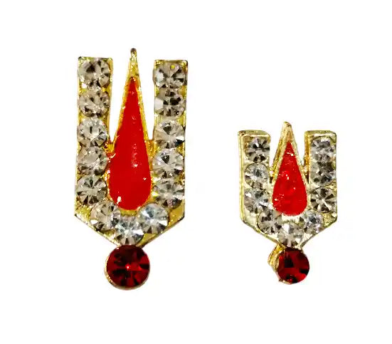 Rhinestone Tikak for Krishna & All God Idol