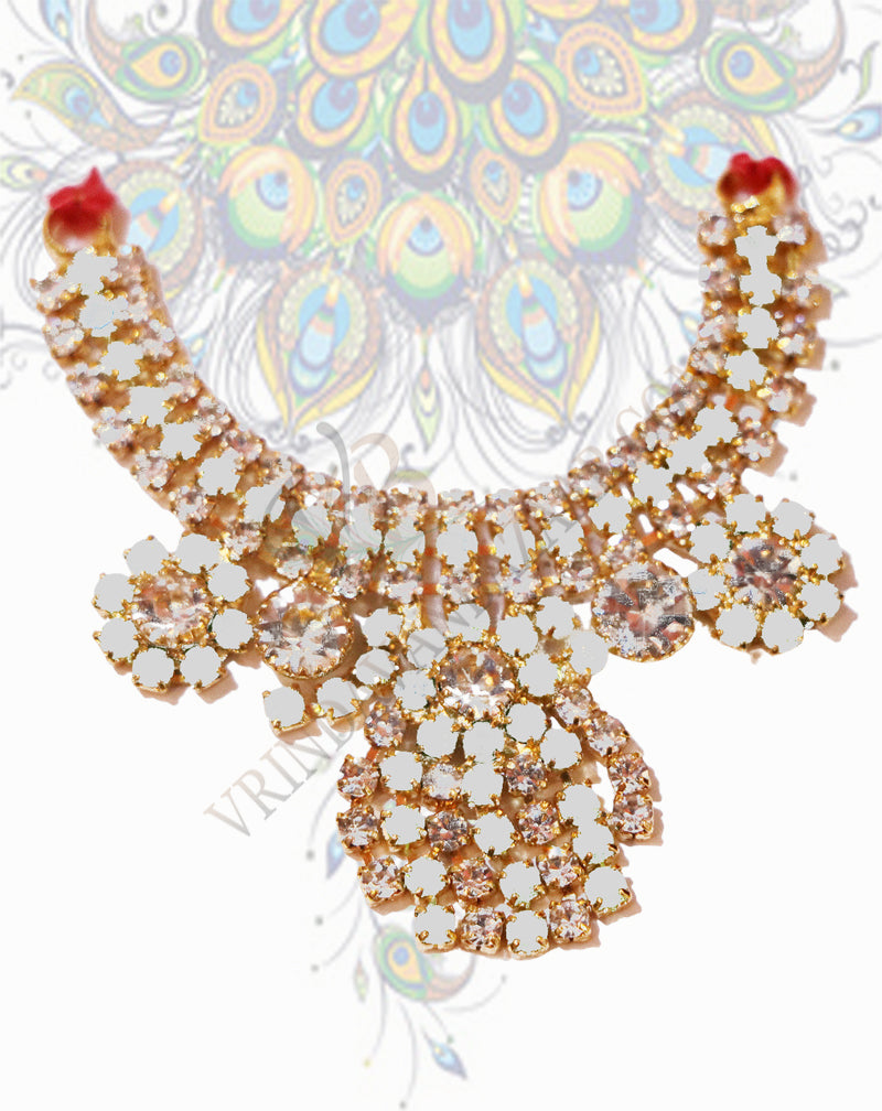 Hansuli/ necklaces with small moti tangles