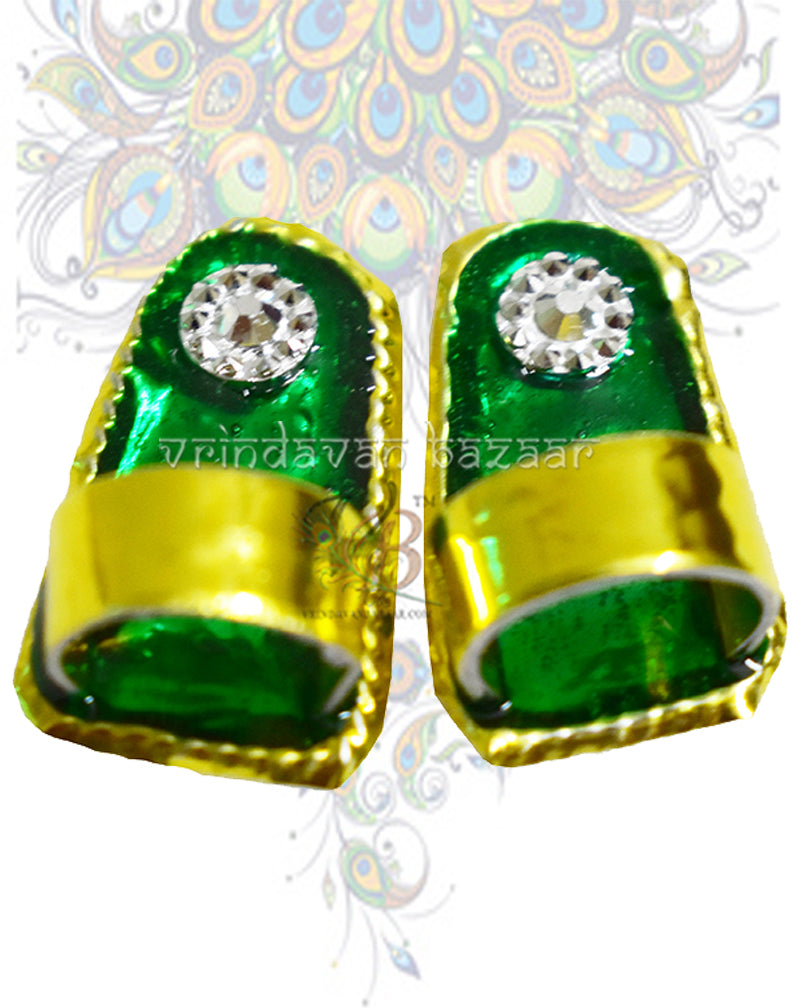 Beach slipper for home deities; Size: 2.5cm