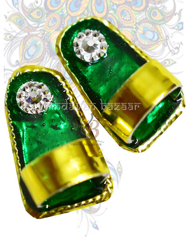 Beach slipper for home deities; Size: 2.5cm