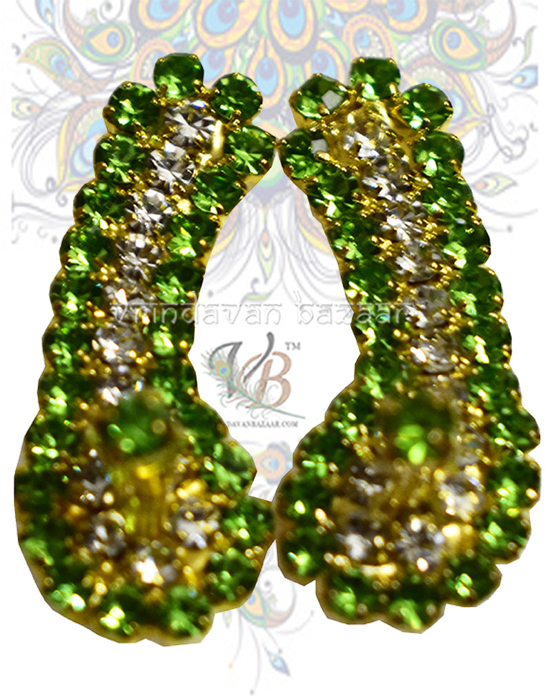 Ornamented Kadau Slippers for Deities 3 cm