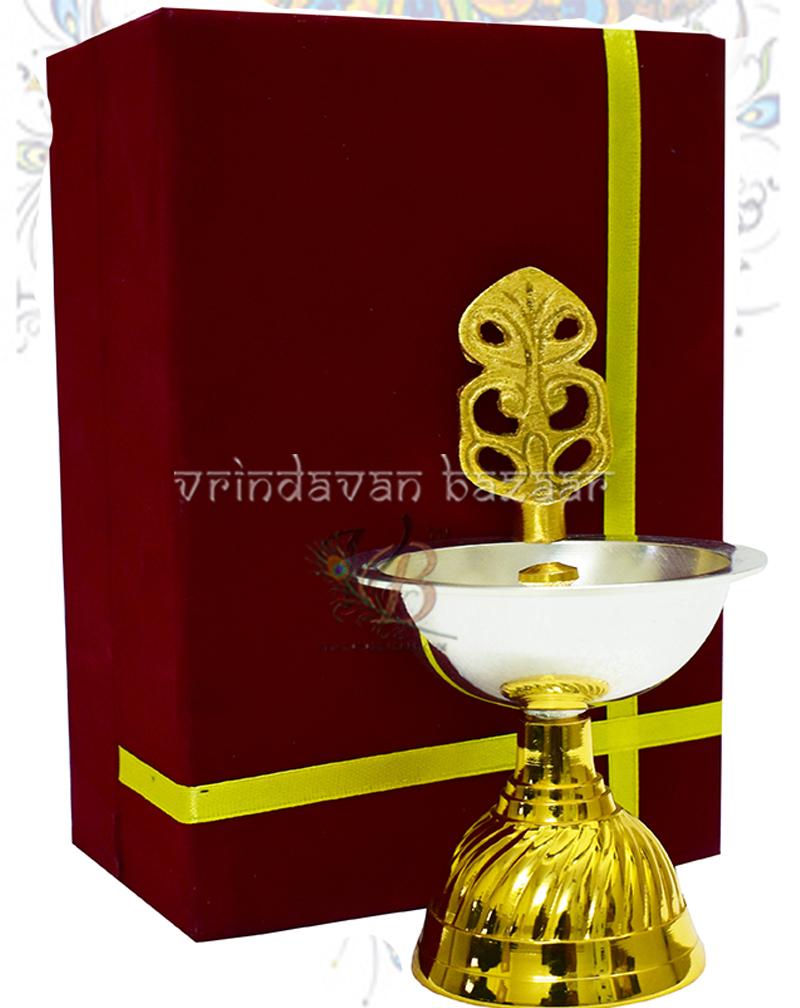 Akhand jyoti deepak in cooper/brass