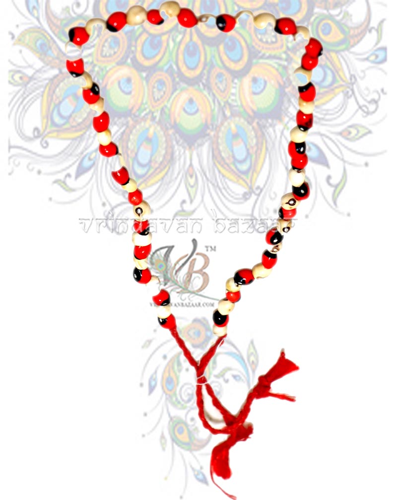 Gunja mala red and white/ Rakt Beej/ Chirmi Mala 40 seeds approx