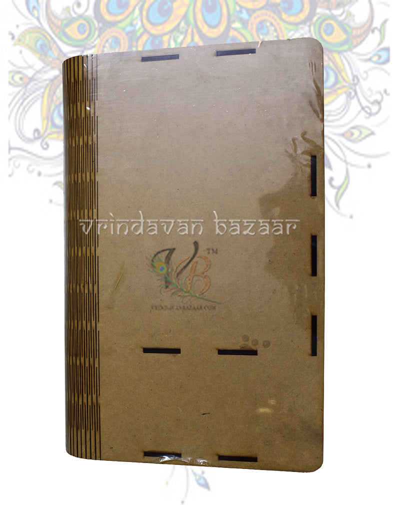 Wooden Bhagavad Gita storage box