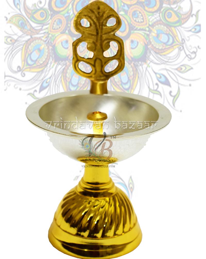 Akhand jyoti deepak in cooper/brass