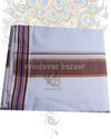 Cotton gents dhoti with broad border