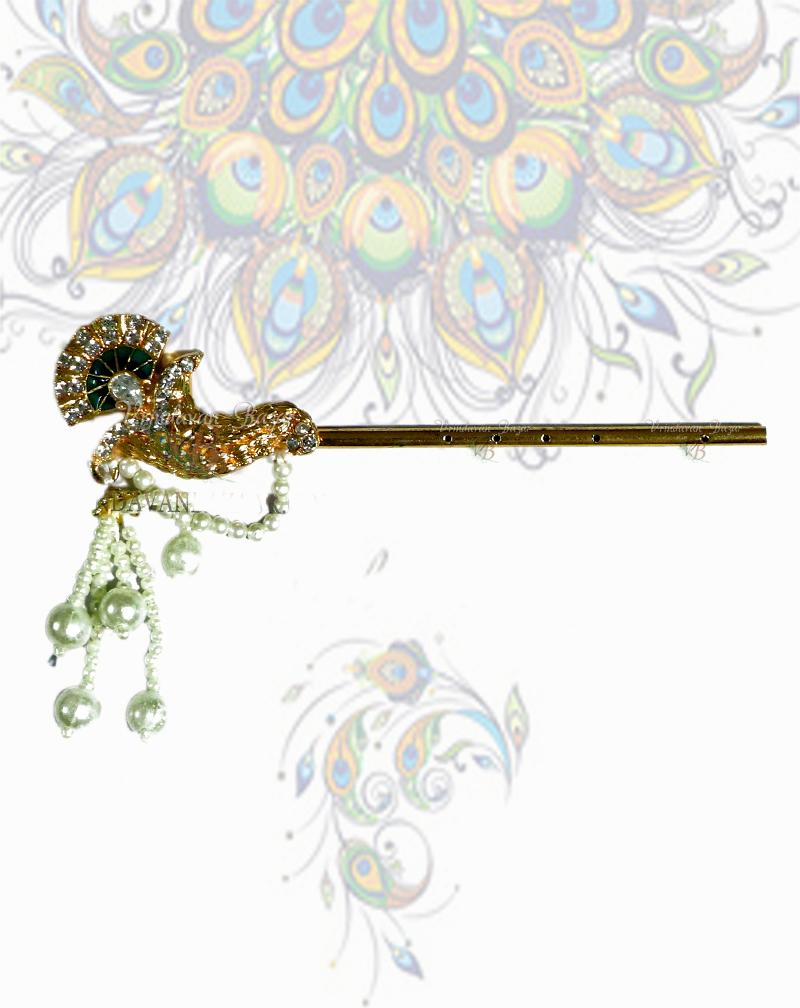 Pearl tangles with decoration; ; Flute length- 15 cm