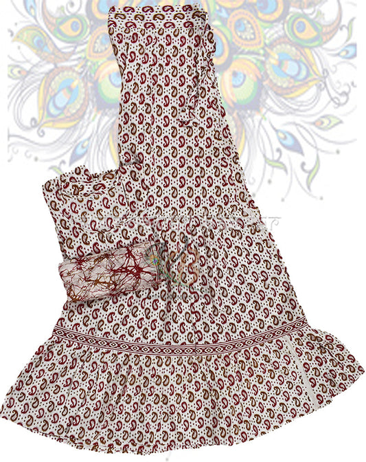 Keri print Gopi dress set