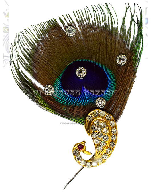 Morpankh peacock feather kalangi