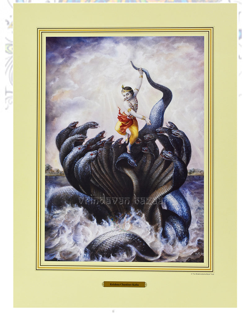 Krishna Chastises Kalia_M_14" X 19"