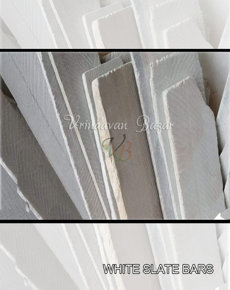 White slate bars