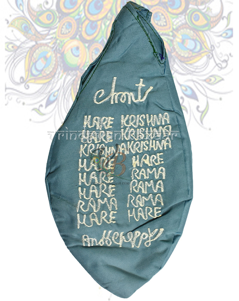 Narasimha with Hiranyakashipu embroidered japa bag