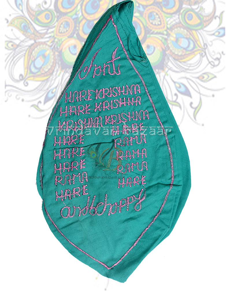 Narasimha with Hiranyakashipu embroidered japa bag