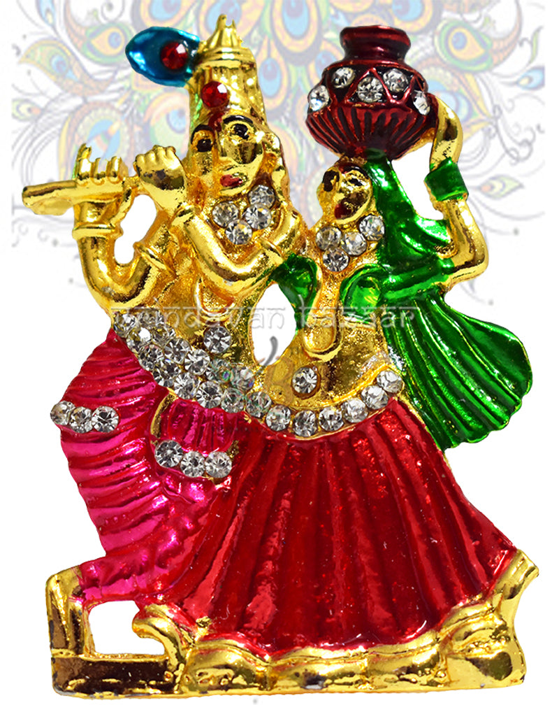 Radha Krishna with leela showpiece