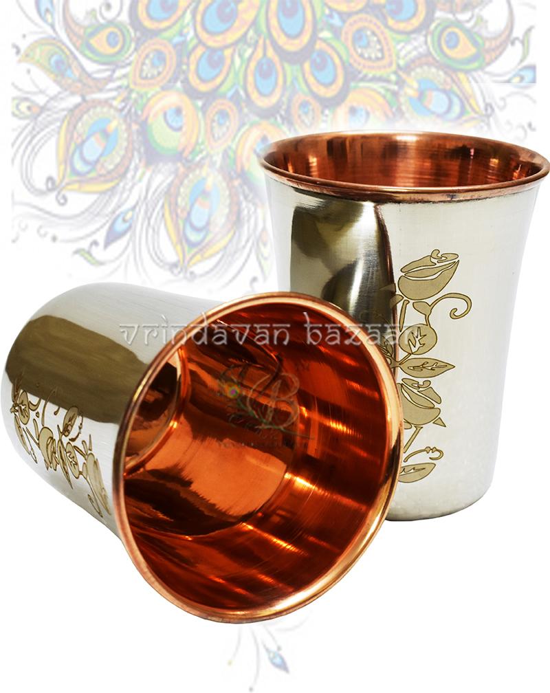 Steel Copper Lazer Art Glass
