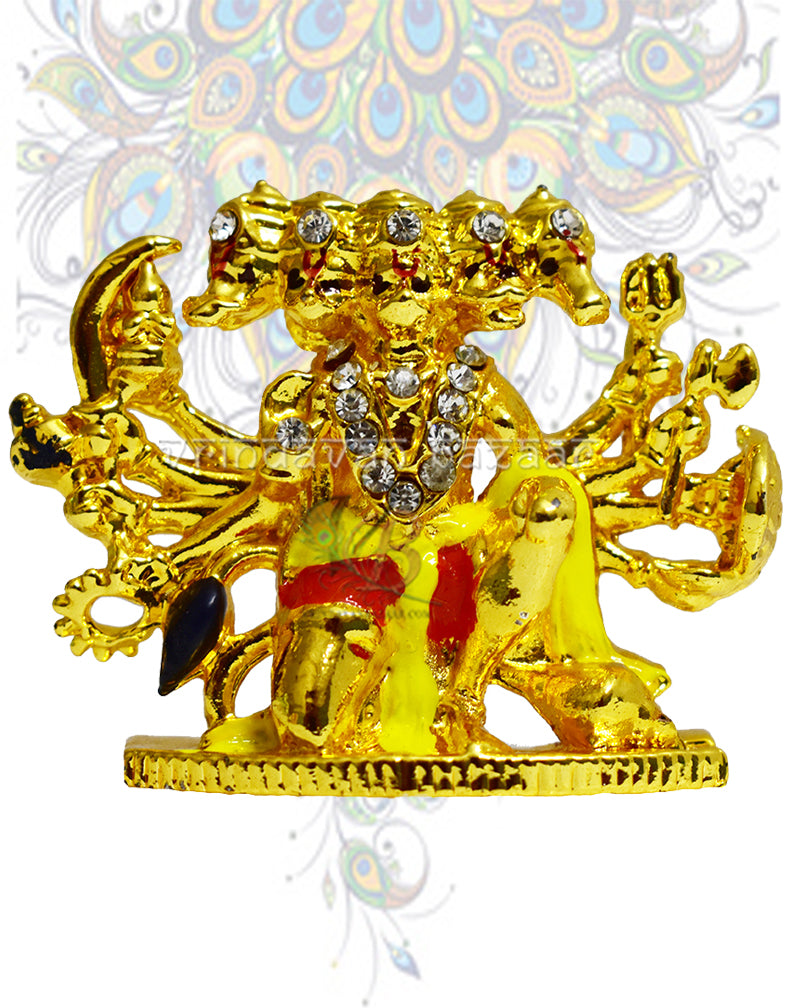 Panchmukhi hanuman sitting showpiece