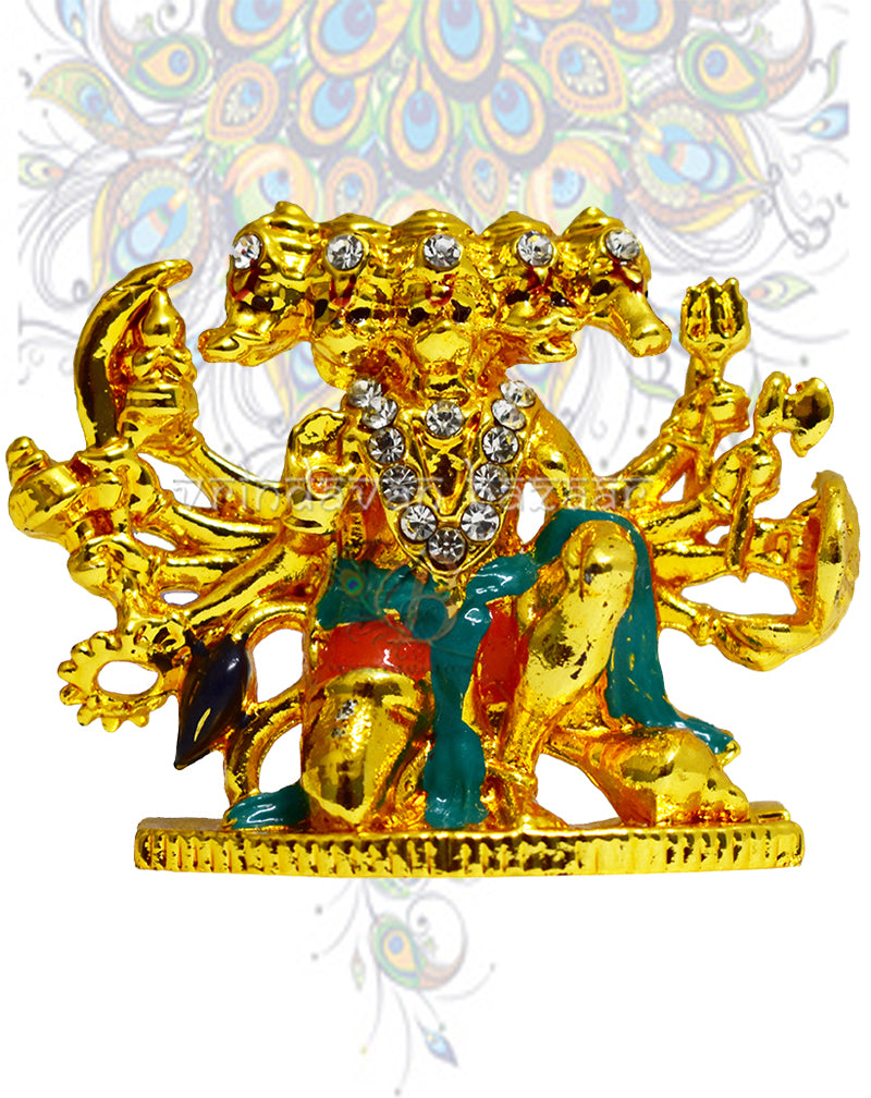 Panchmukhi hanuman sitting showpiece