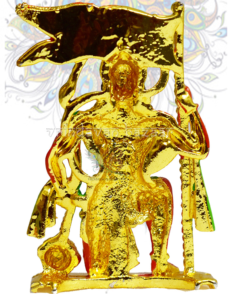 The Mighty Hanuman holding the flag showpiece