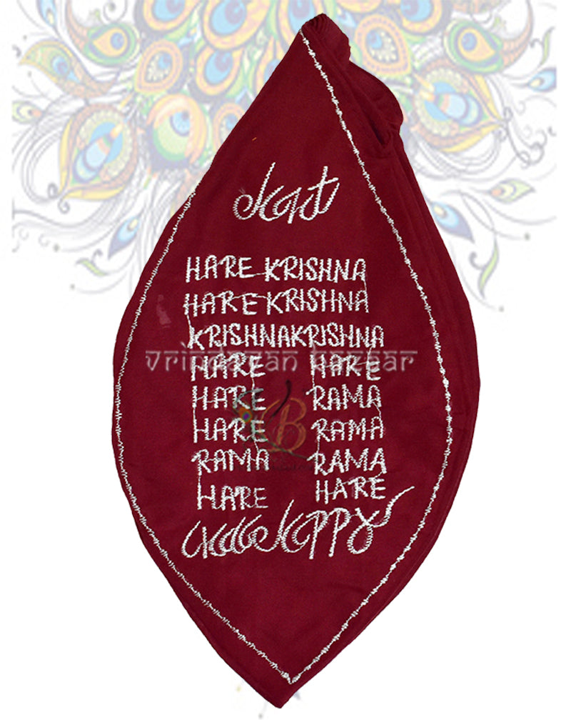 Divine radha krishna with astha sakhi japa bag