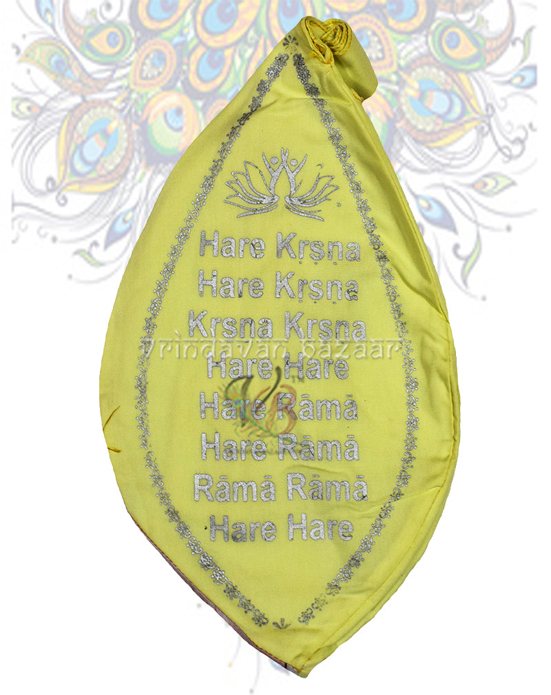 Shri Radha Krishna digital print japa bag