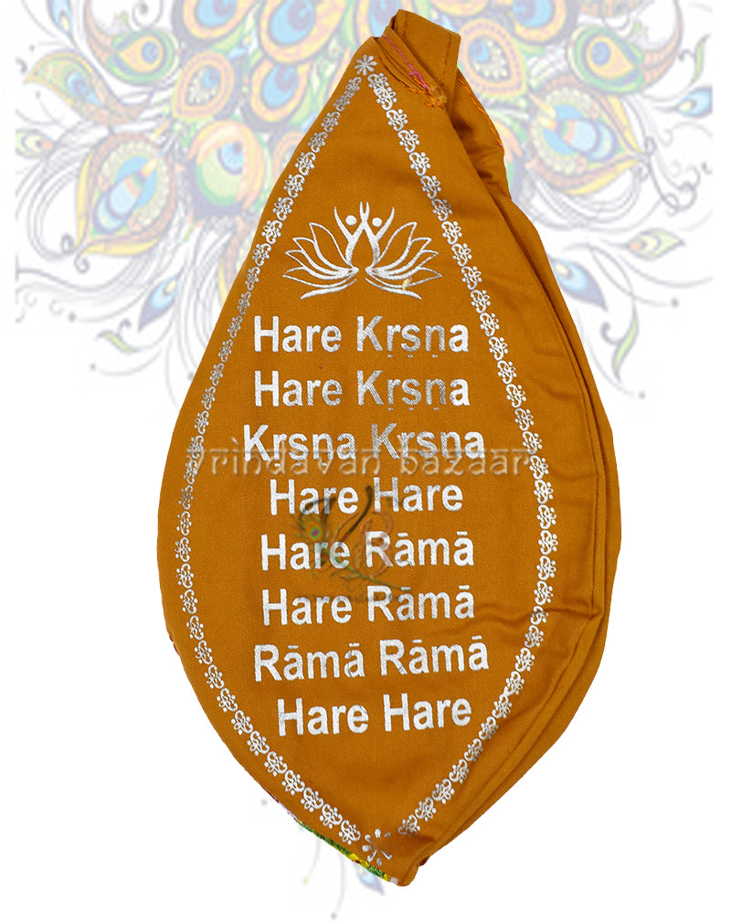 Shri Radha Krishna digital print japa bag