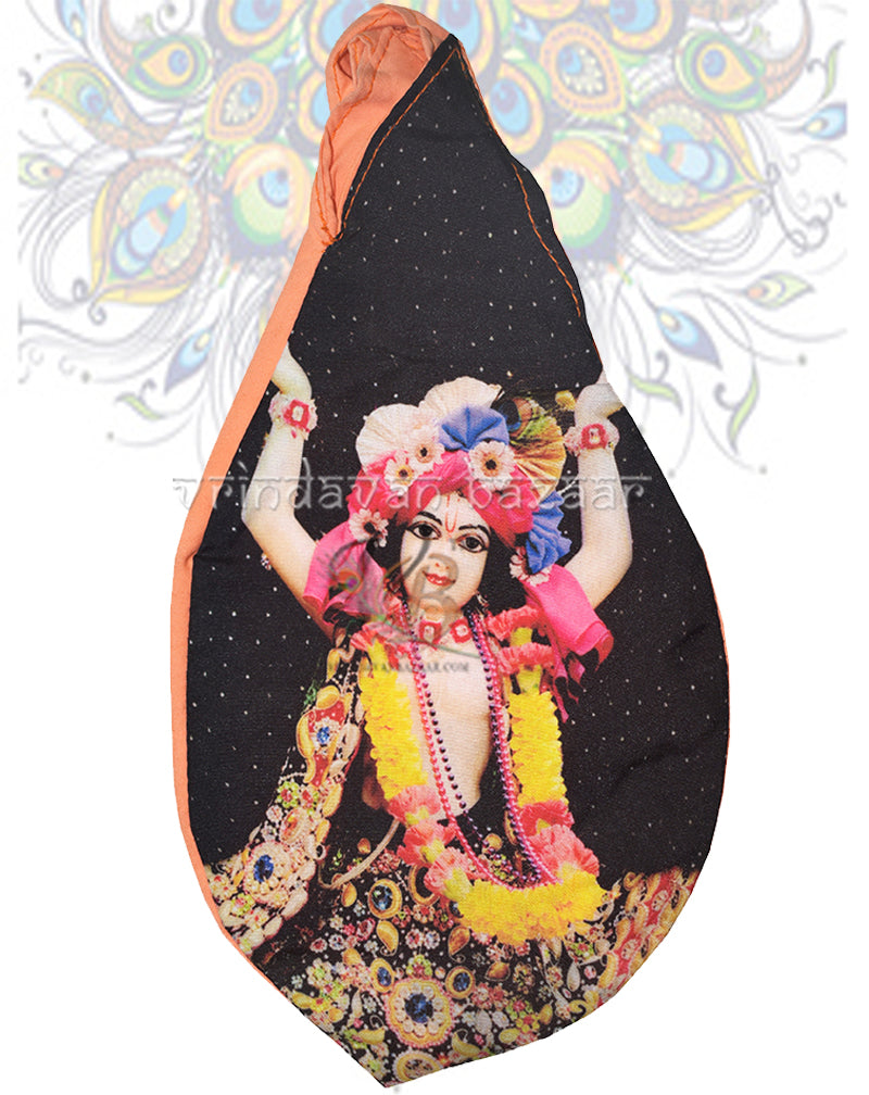 Lord chaitanya digital print japa bag