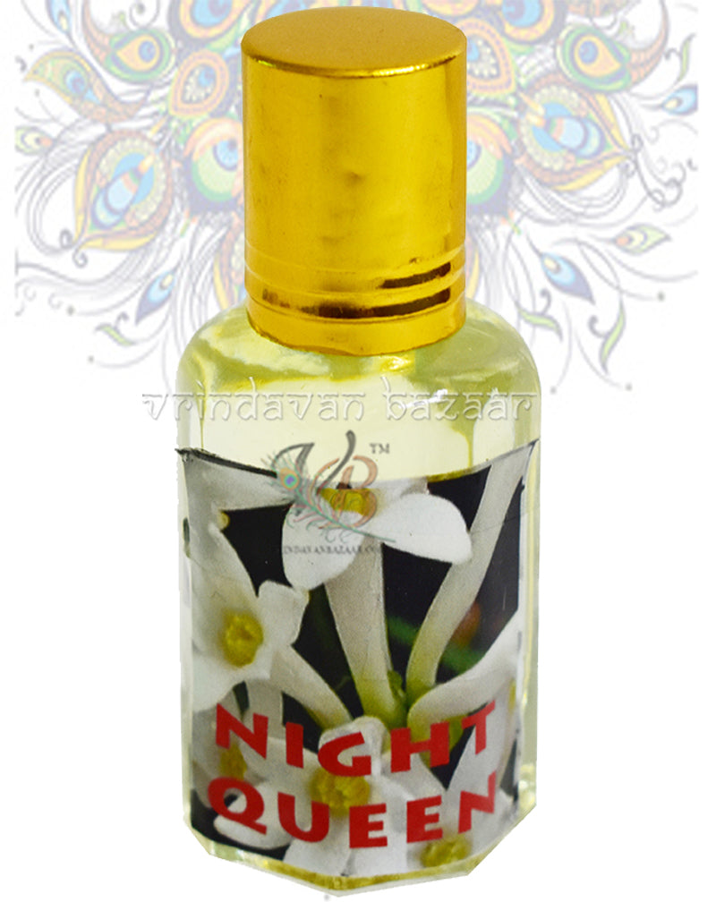 NIGHT QUEEN Real & Natural Attar, Best Attar For Man and Woman, 100% Alcohol Free & Long Lasting Attar