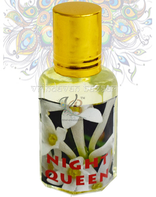 NIGHT QUEEN  Real & Natural Attar, Best Attar For Man and Woman, 100% Alcohol Free & Long Lasting Attar