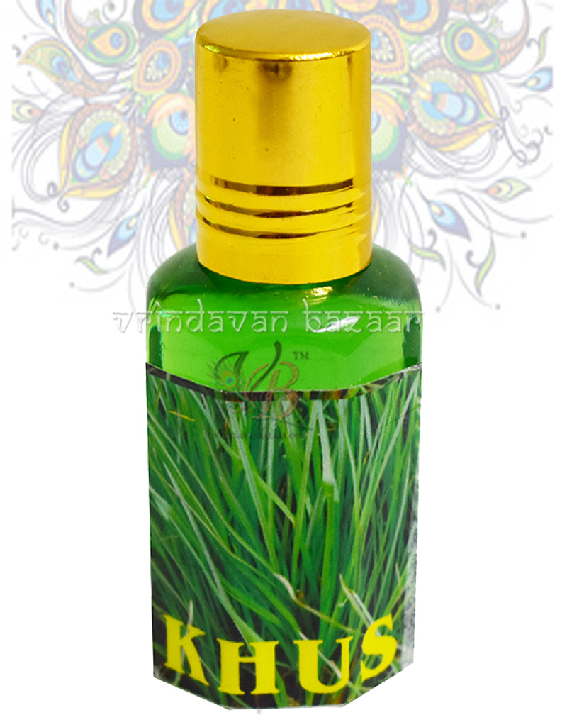 KHUS Real & Natural Attar, Best Attar For Man and Woman, 100% Alcohol Free & Long Lasting Attar