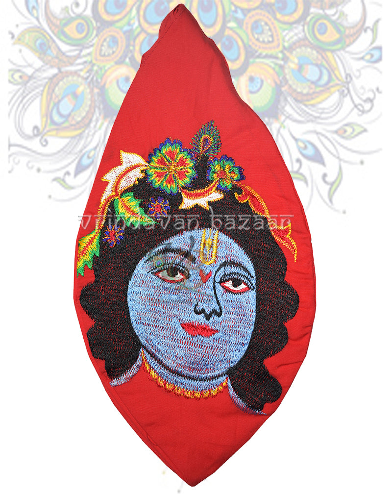 Yugal sarkar Sri Radha rani Shri Krishna embroidered japa bag