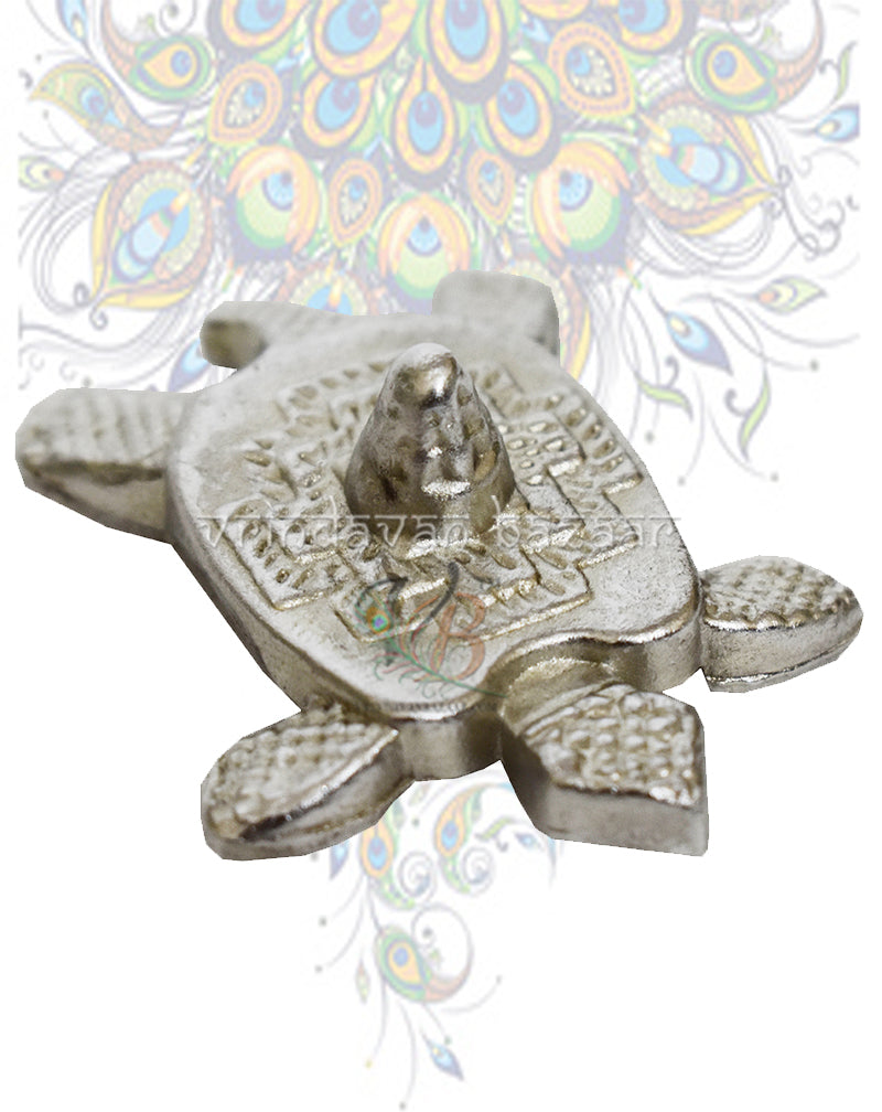 Numero tortoise with shree yantra made of mercury