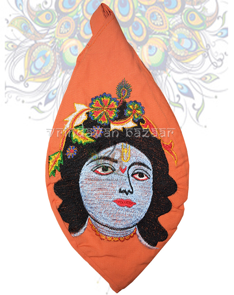 Yugal sarkar Sri Radha rani Shri Krishna embroidered japa bag