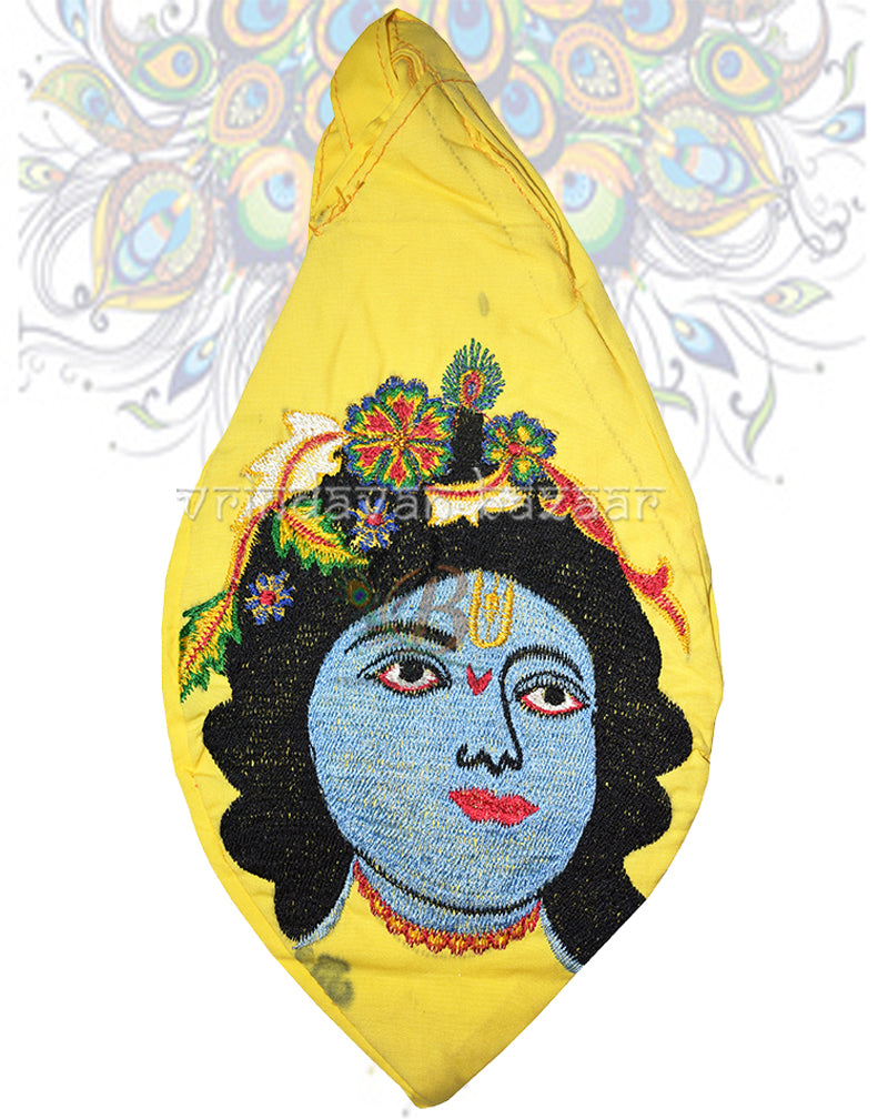 Yugal sarkar Sri Radha rani Shri Krishna embroidered japa bag