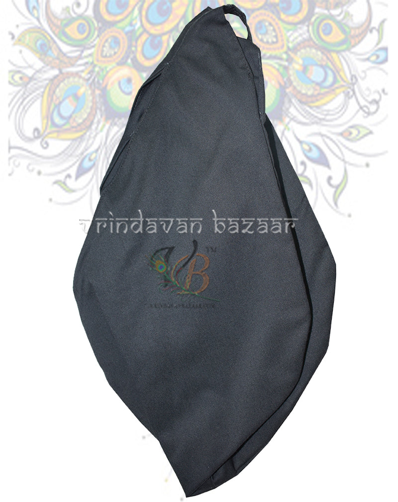 Plain bead bag with front zipper