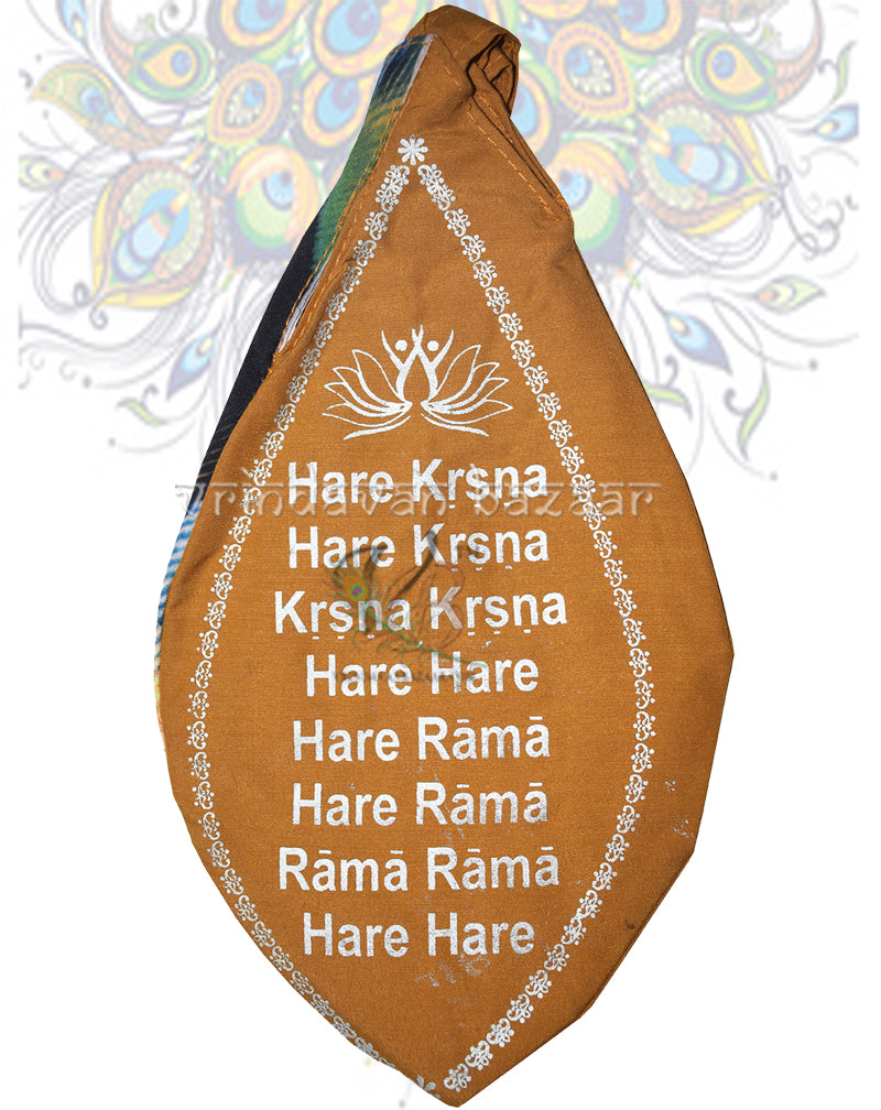 Banke Bihari digital print japa bag