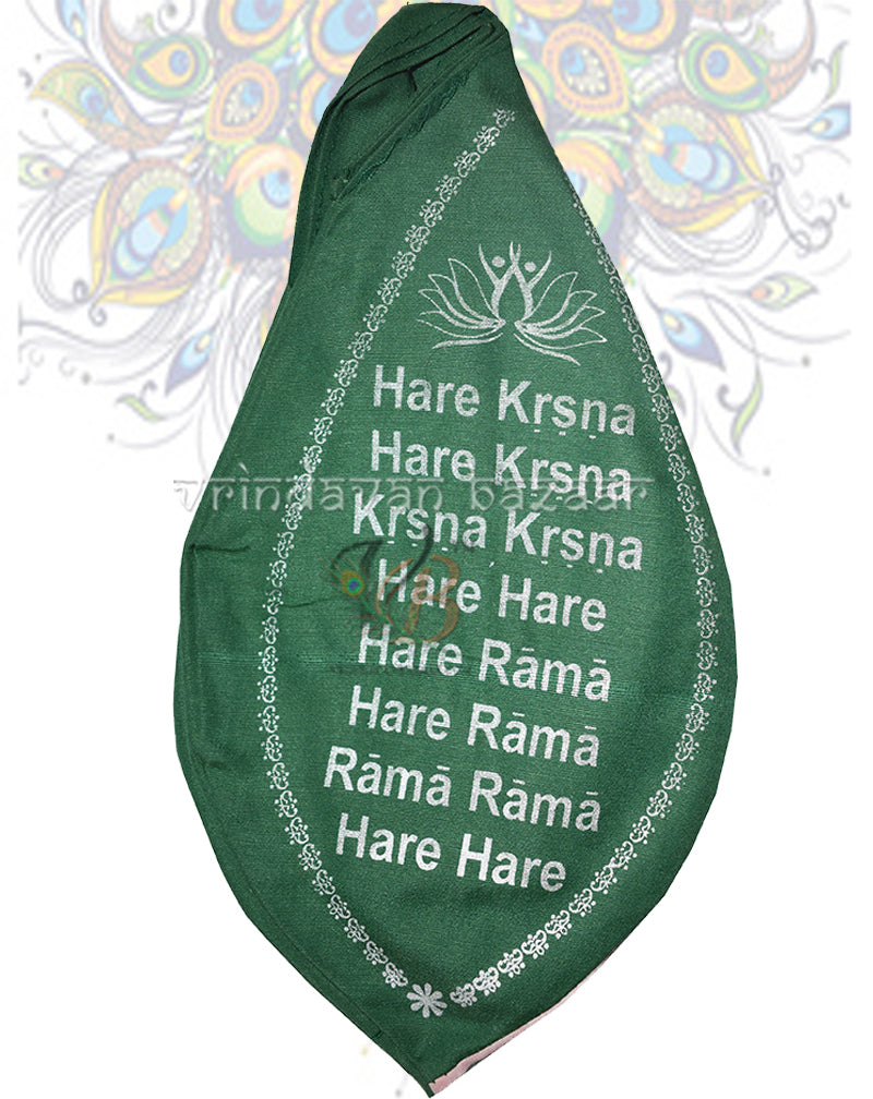 Japa Bag with Sri Radha and Krishna, the divine couple